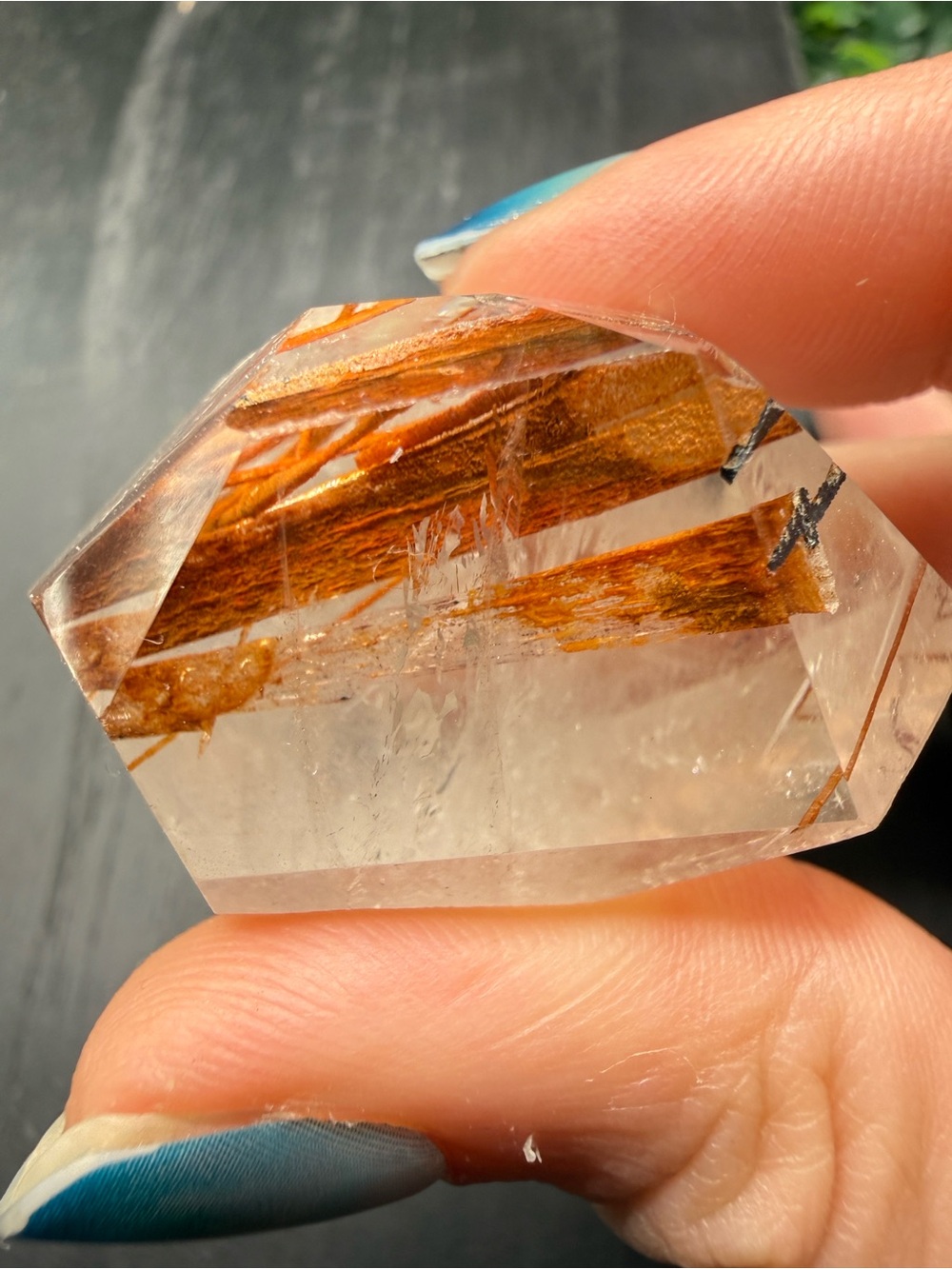 Red Rutilated Quartz Freeform - Picture 8 of 10